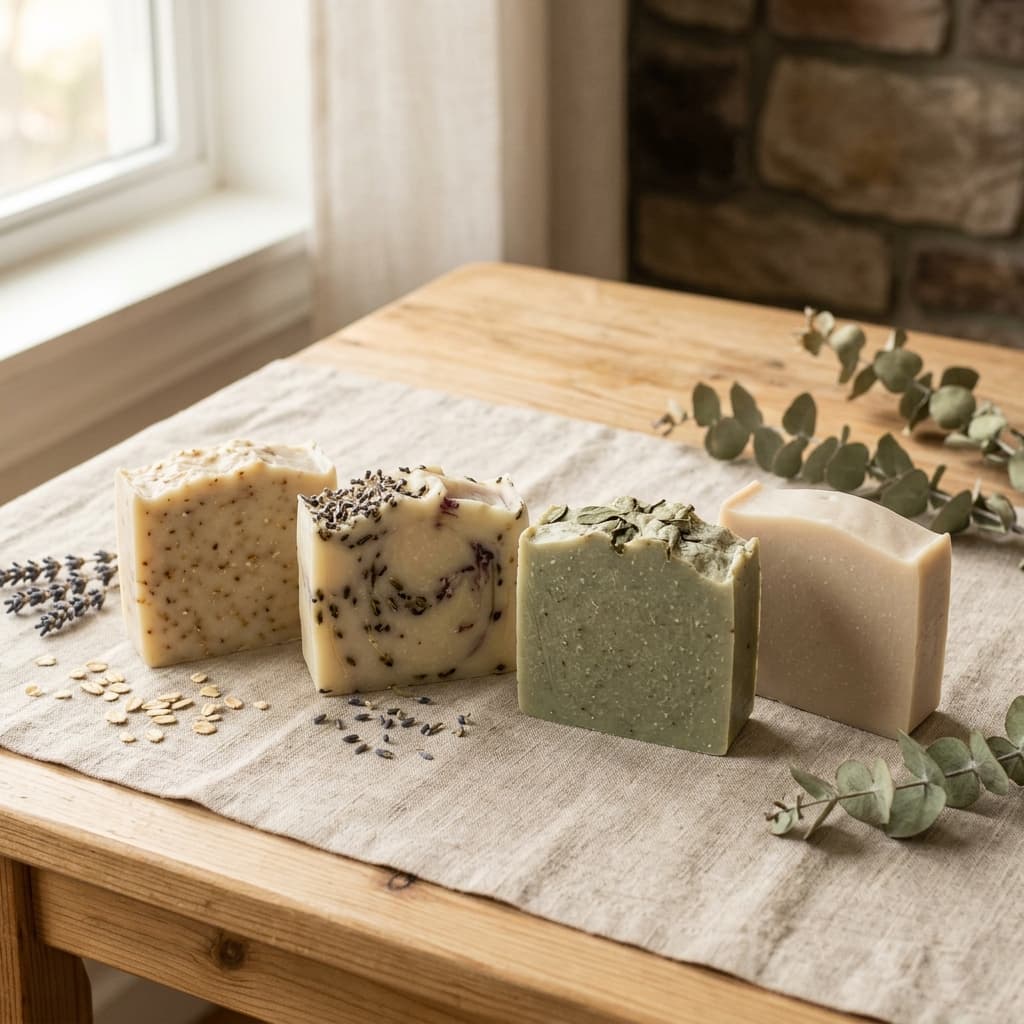 Velas artesanales con aromas naturales