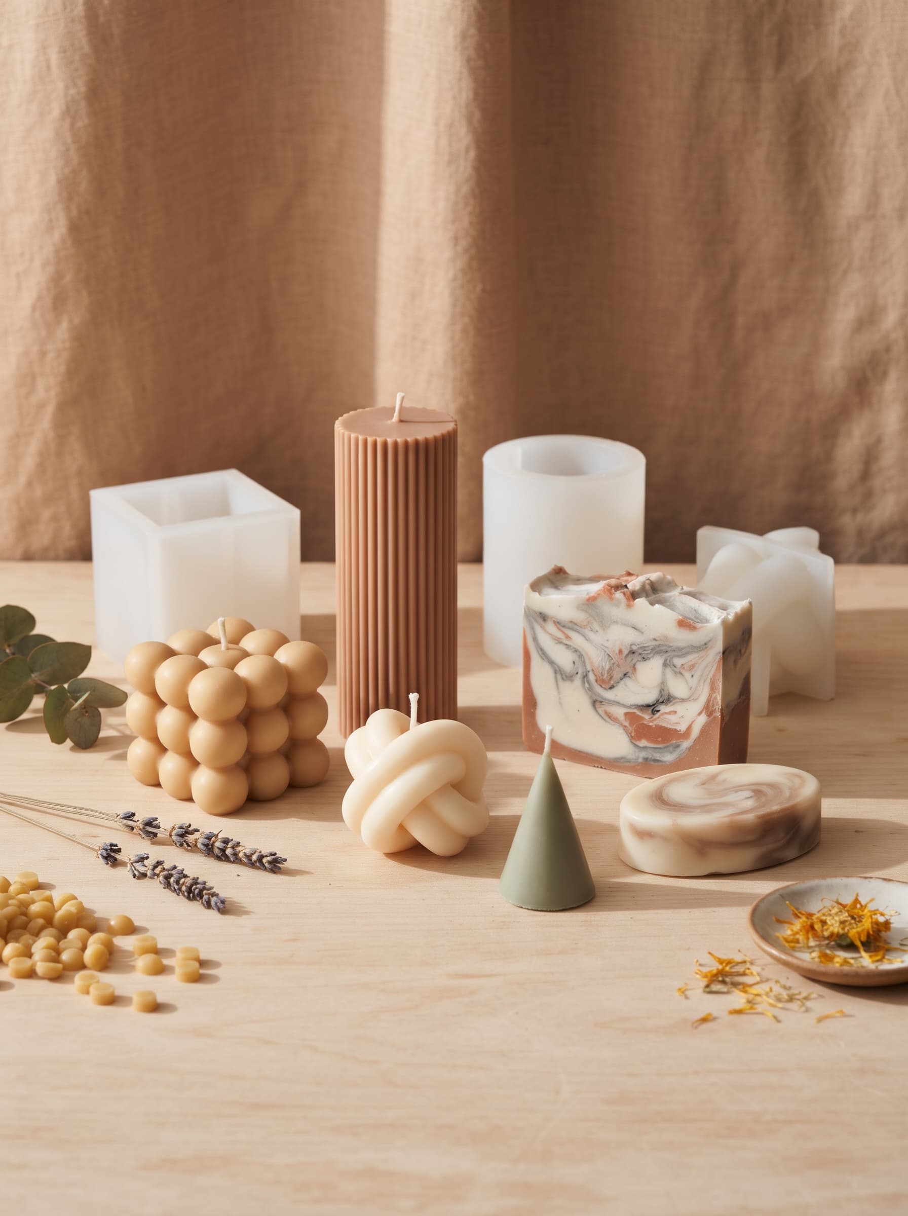 Colección de productos artesanales
